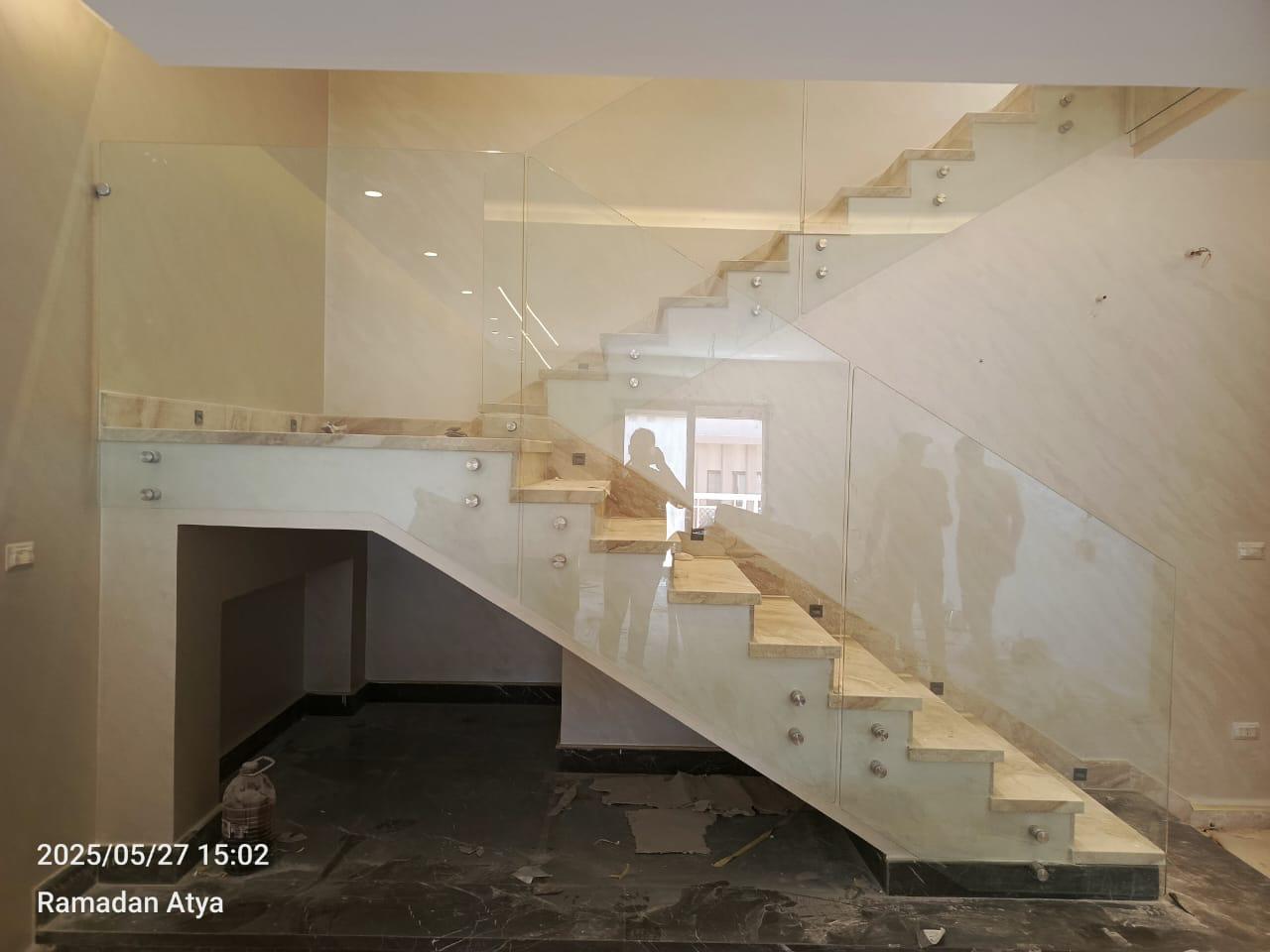 درابزينات زجاجية استيل 304 • Stainless Steel Balustrade